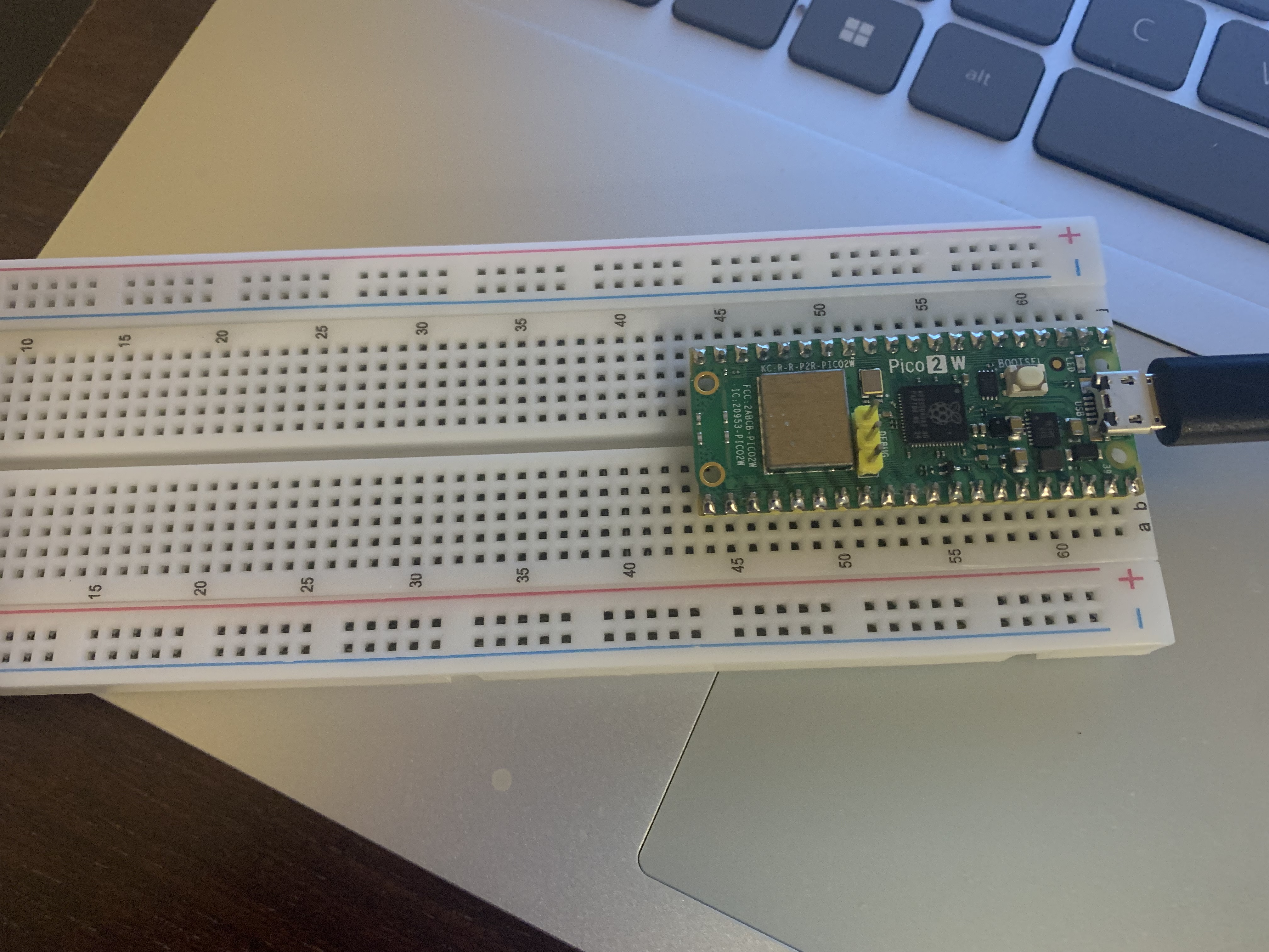 Pico on a Breadboard