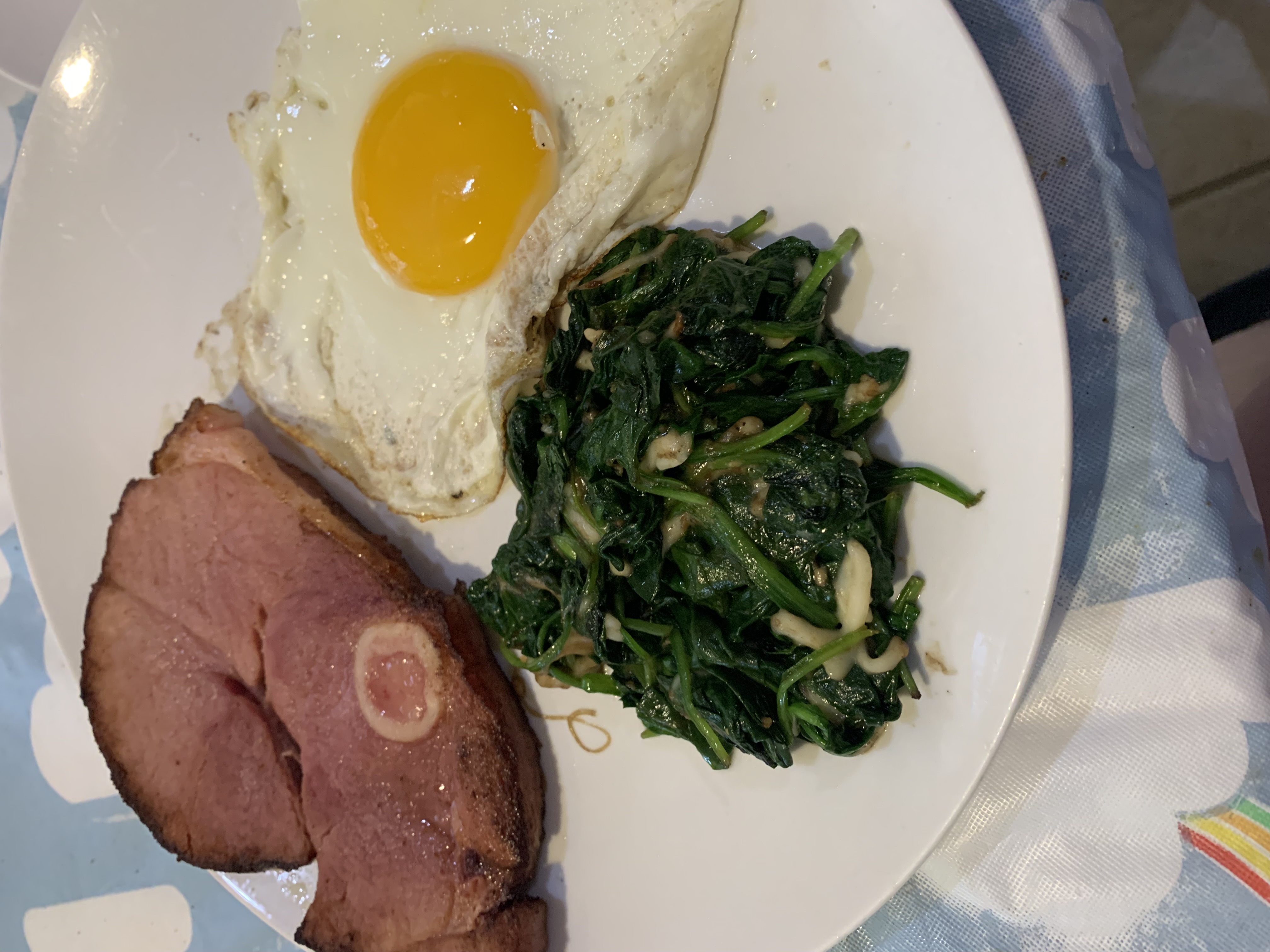 Greens, Eggs and Ham, no message